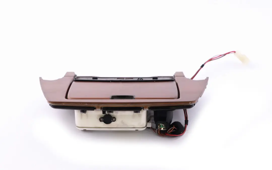BMW 7 Series E65 E66 Centre Console Front Ashtray Wood Trim Cherry Light