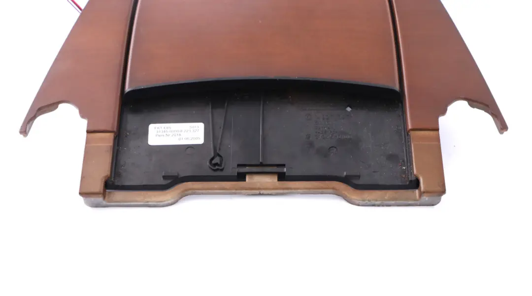 BMW 7 Series E65 E66 Centre Console Front Ashtray Wood Trim Cherry Light