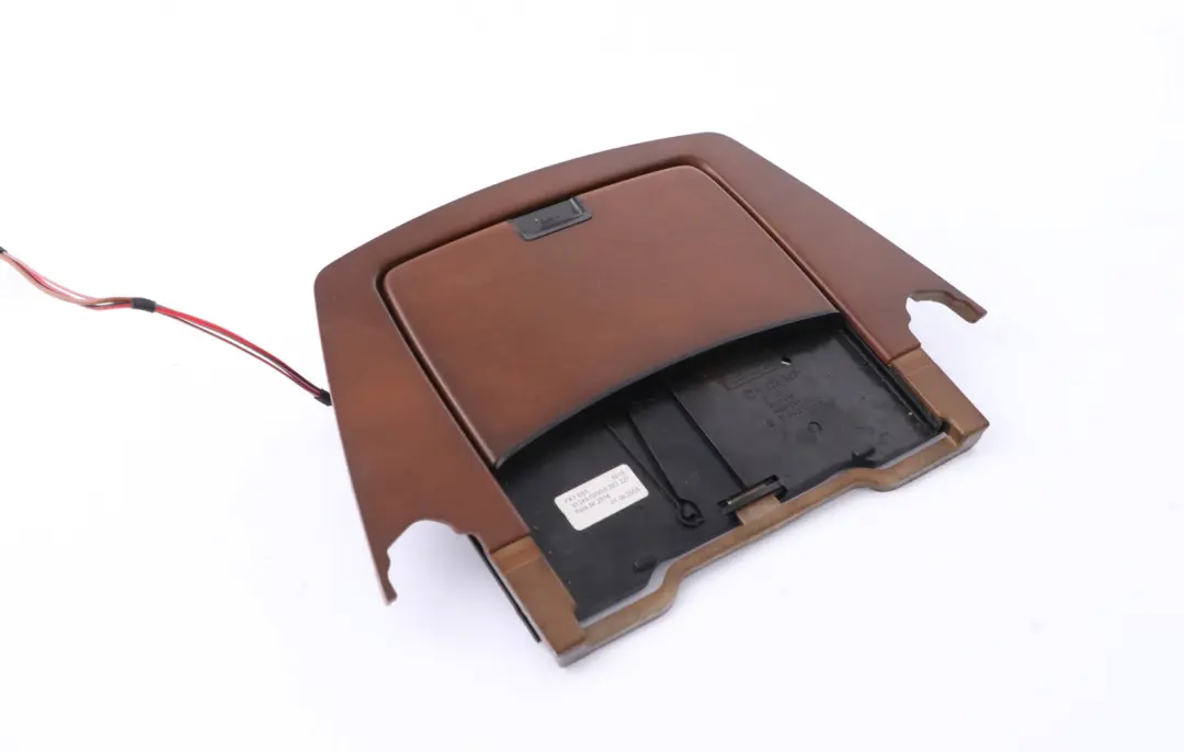 BMW 7 Series E65 E66 Centre Console Front Ashtray Wood Trim Cherry Light