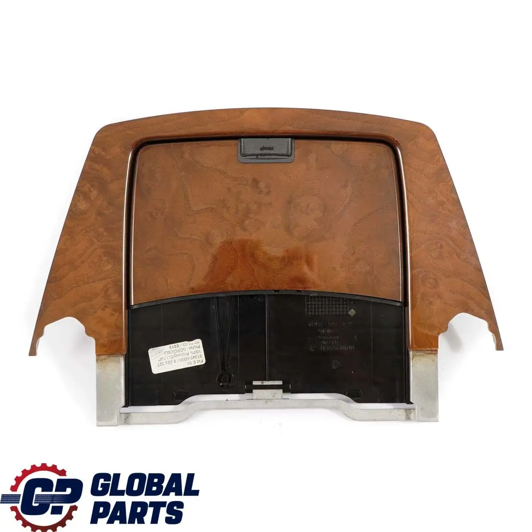 BMW E65 E66 Portamodulos Consola Central Cenicero Madera Esche Hell