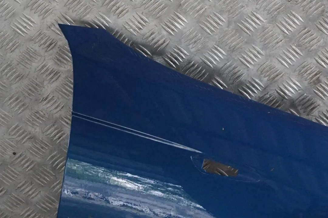 BMW 3 Series E46 Front Right O/S Side Panel Fender Wing Topasblau Blue - 364