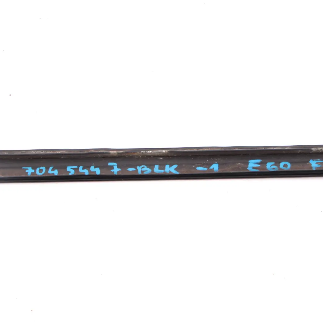 BMW E60 Windscreen Drip Trim Front Left N/S Moulding Strip Black Matt 7045447