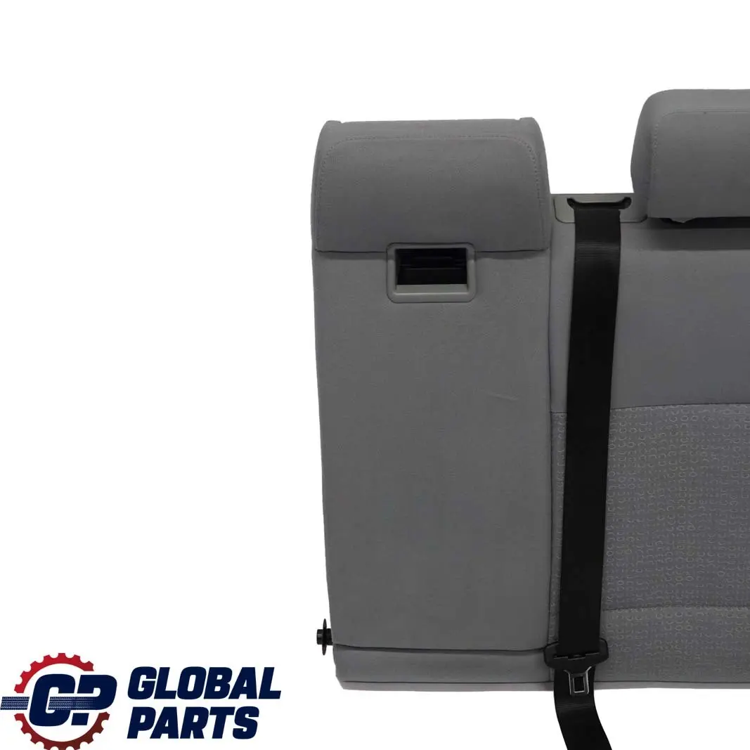 BMW E46 Touring Asiento Trasero Izquierdo Funda Respaldo Tela Jacquard Gris