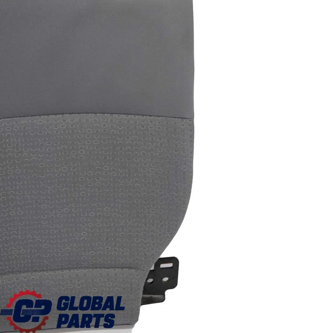 BMW E46 Touring Asiento Trasero Izquierdo Funda Respaldo Tela Jacquard Gris