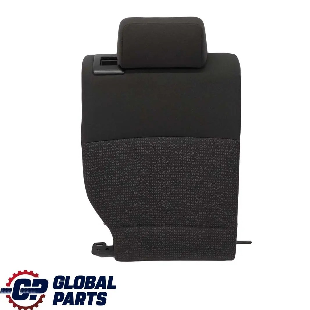 BMW E46 Touring Asiento Trasero Derecho Funda Respaldo Tela Jacquard Antracita