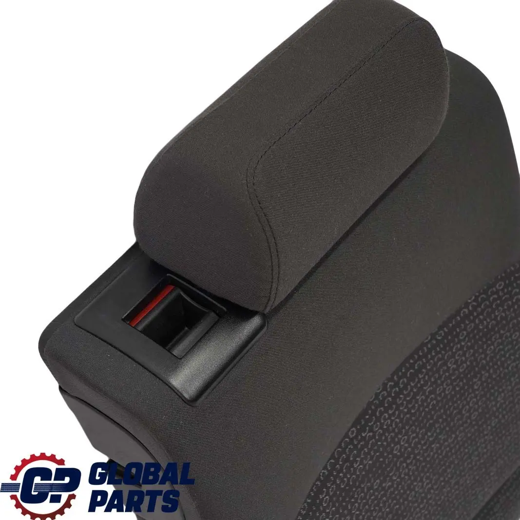 BMW E46 Touring Asiento Trasero Derecho Funda Respaldo Tela Jacquard Antracita