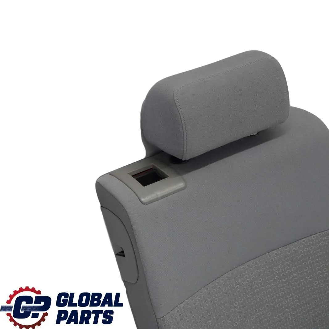 BMW E46 Touring Asiento Trasero Derecho Funda Respaldo Tela Jacquard Gris