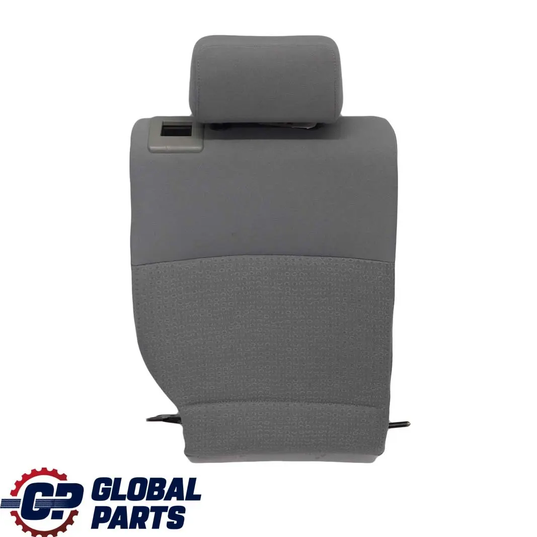 BMW E46 Touring Asiento Trasero Derecho Funda Respaldo Tela Jacquard Gris