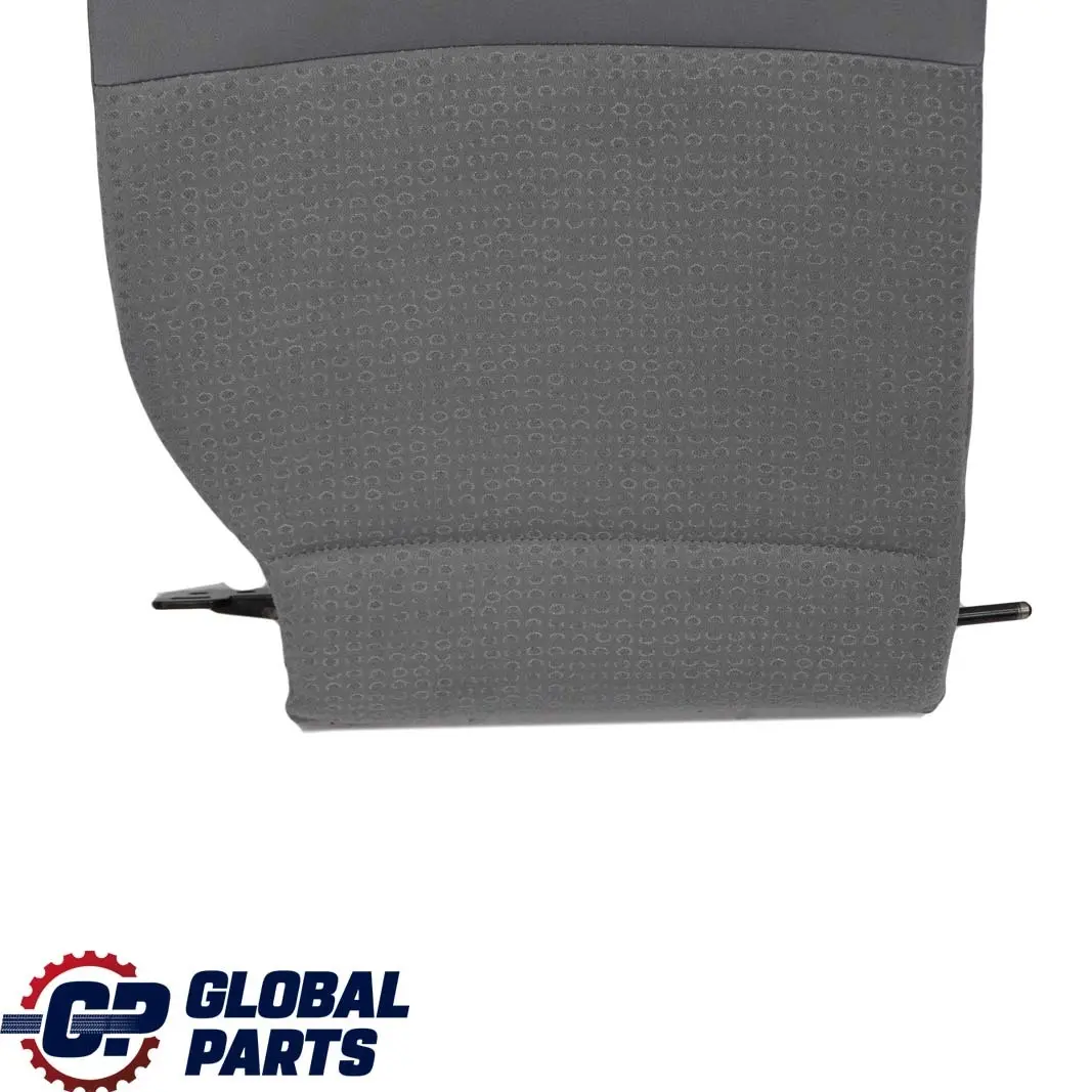 BMW E46 Touring Asiento Trasero Derecho Funda Respaldo Tela Jacquard Gris