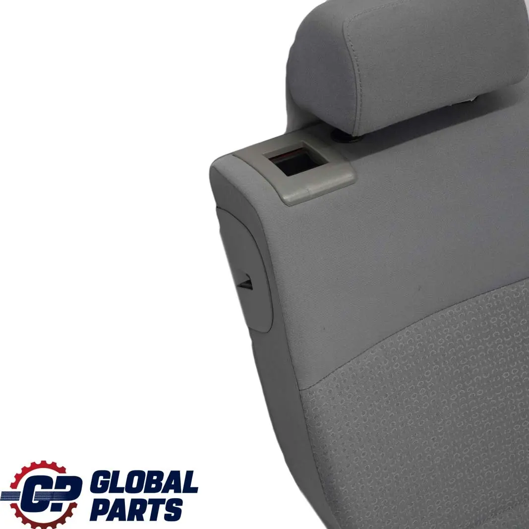 BMW E46 Touring Asiento Trasero Derecho Funda Respaldo Tela Jacquard Gris