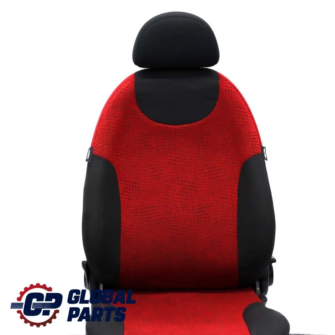 BMW Mini Cooper One R50 Front Right O/S Cloth Fabric Seat Kaleido Tartan Red