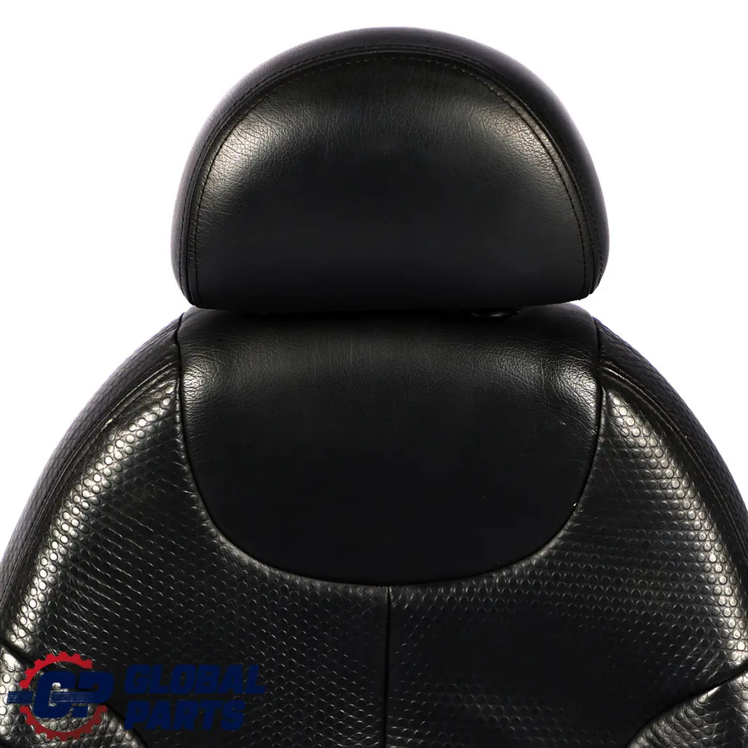 Mini Cooper One R50 Front Left N/S Leather Profile Seat Panther Black Passenger