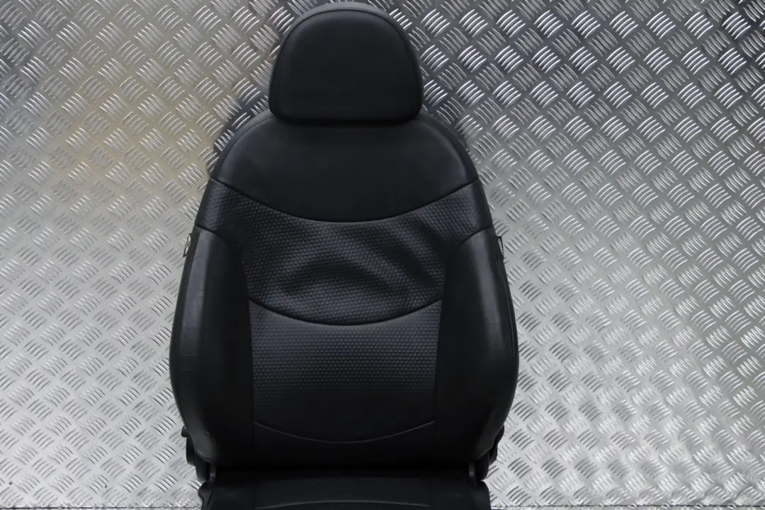 BMW Mini Cooper R50 Front Left N/S Sport Leather Seat Passenger Side Black