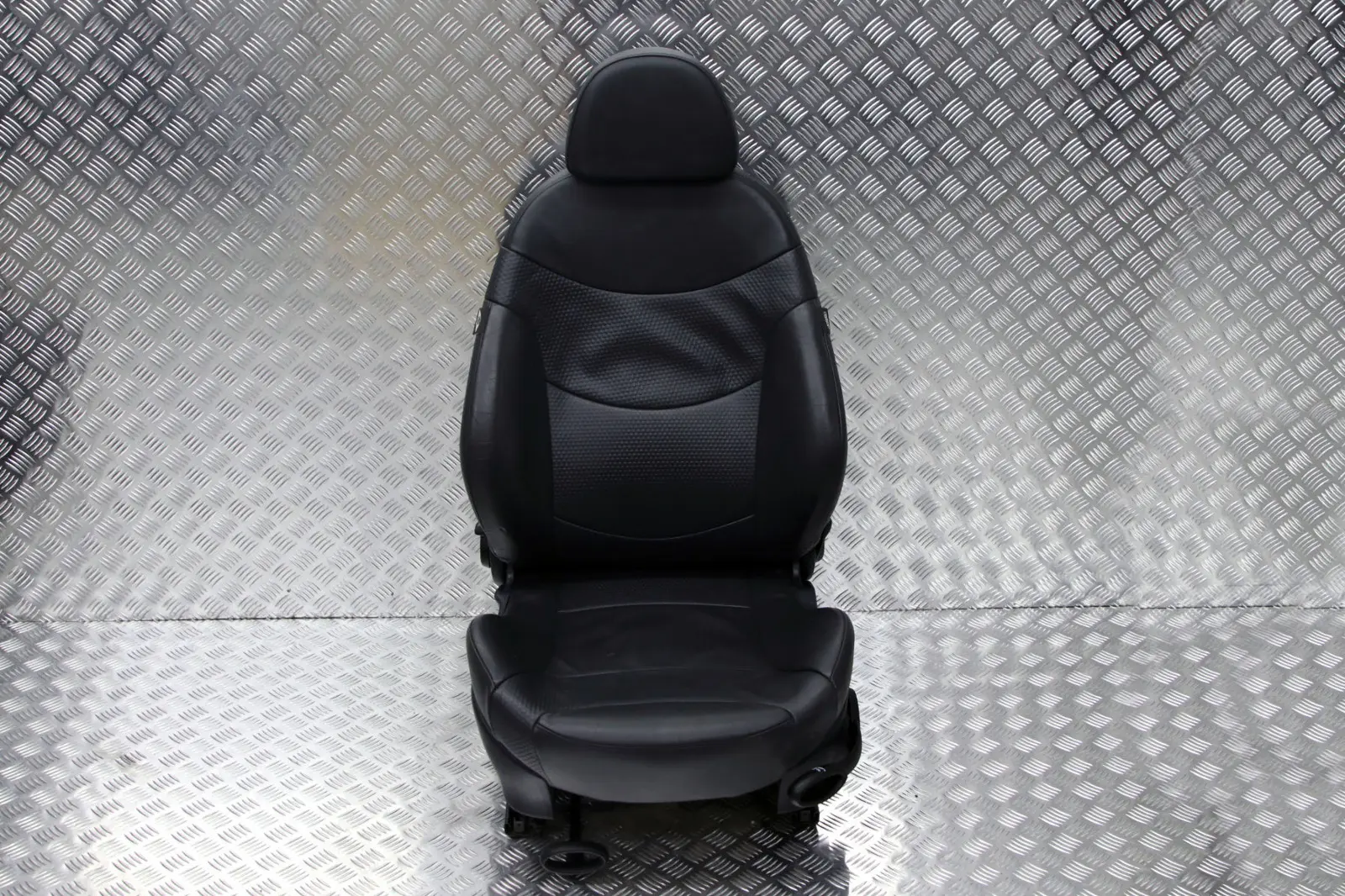 BMW Mini Cooper R50 Front Left N/S Sport Leather Seat Passenger Side Black