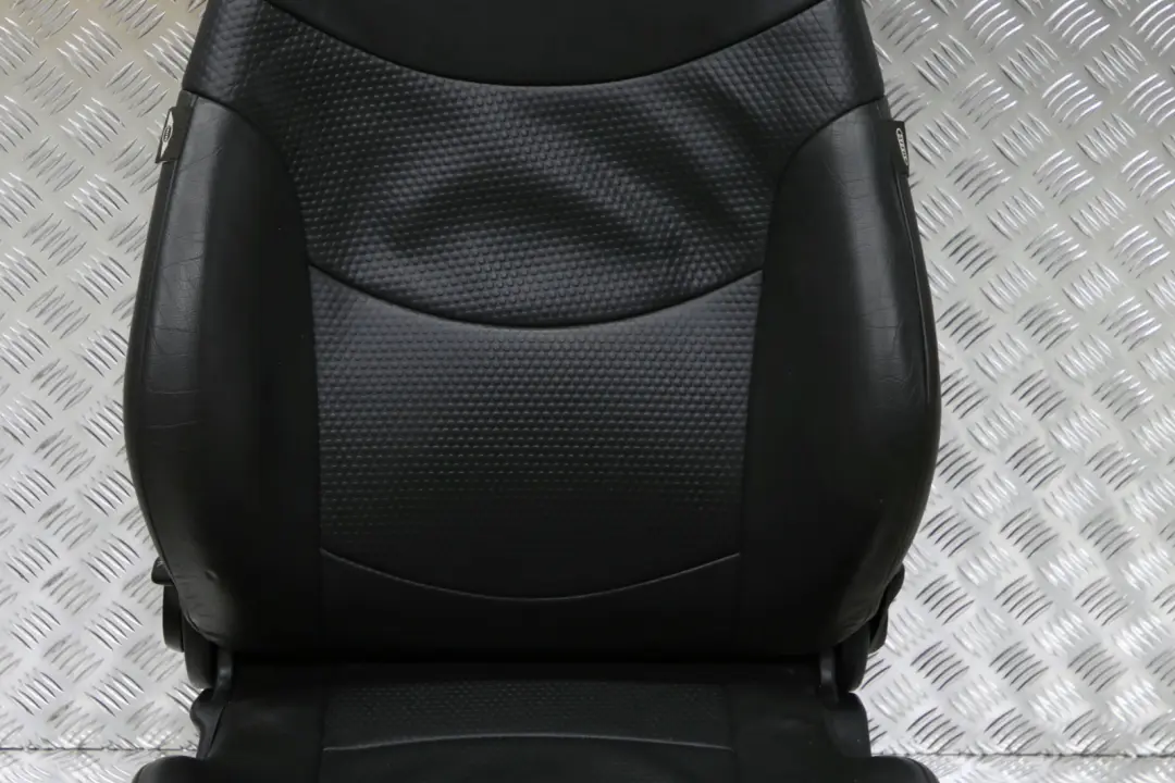 BMW Mini Cooper R50 Front Left N/S Sport Leather Seat Passenger Side Black