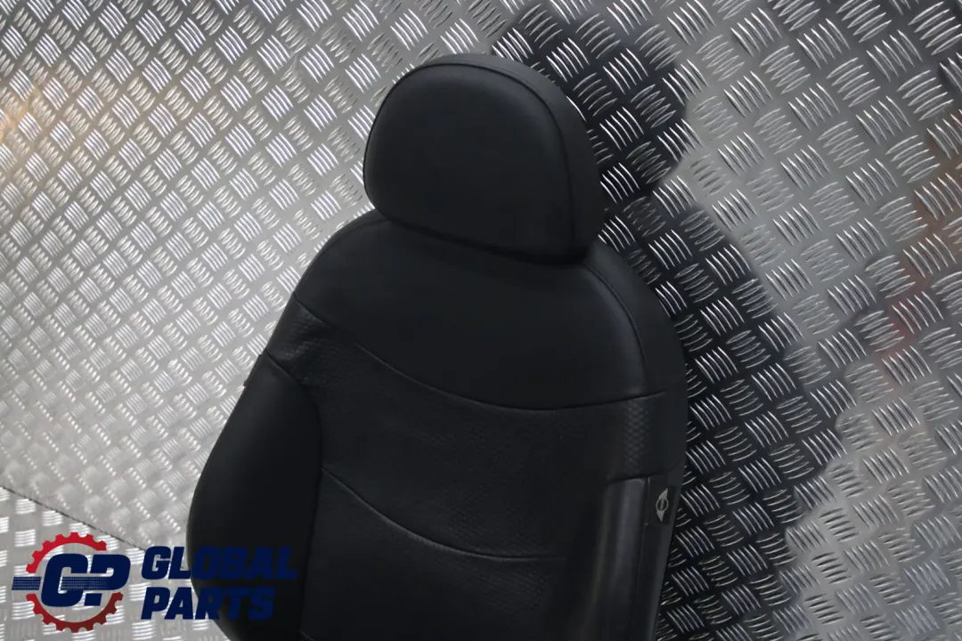 BMW Mini Cooper One R50 Front Right O/S Leather Seat Side Panther Black