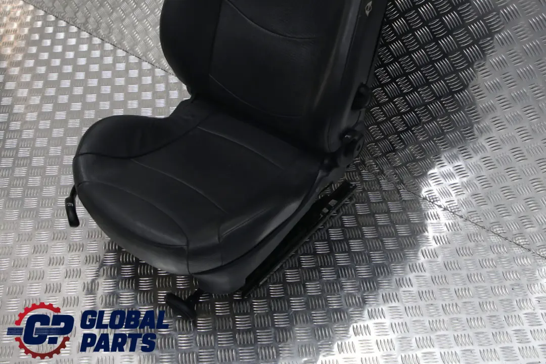BMW Mini Cooper One R50 Front Right O/S Leather Seat Side Panther Black