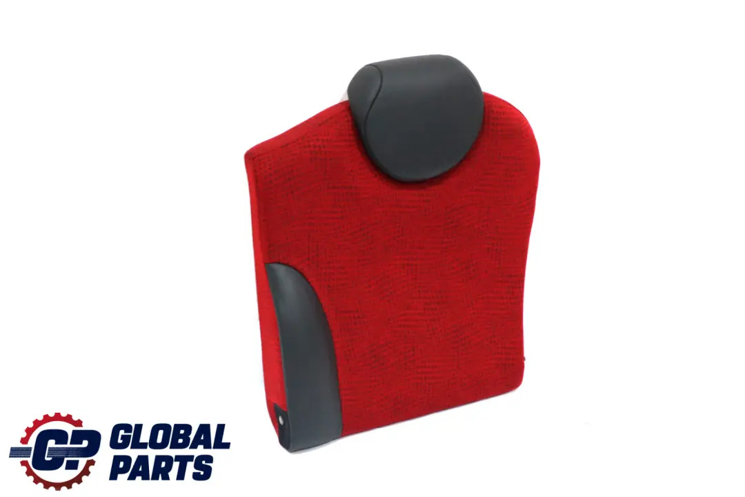 BMW Mini R50 Rear Back Seat Left N/S Cloth Leather Backrest Tartan Red