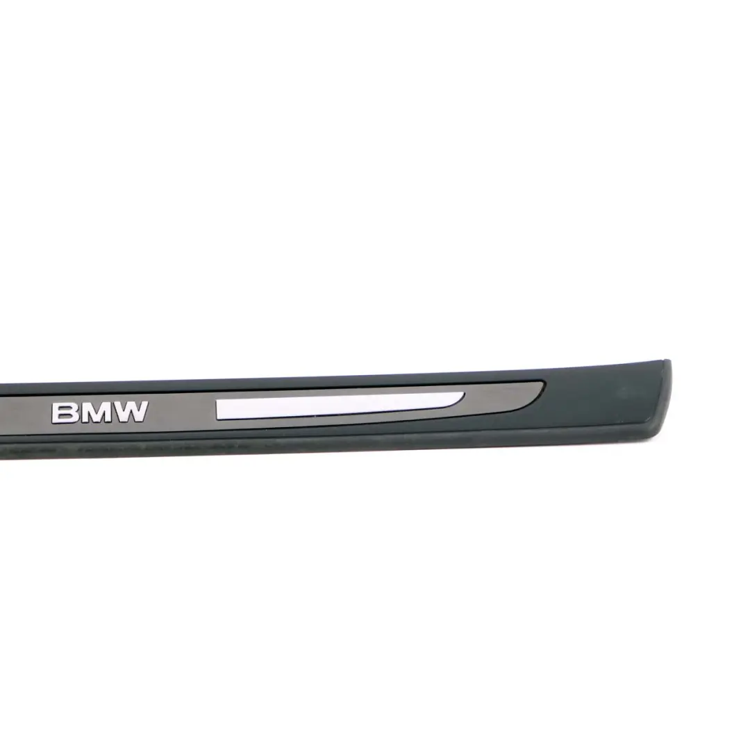 BMW E65 E66 E67 Delantera Derecha O / S Cubierta De Entrada Trim Dark Silver