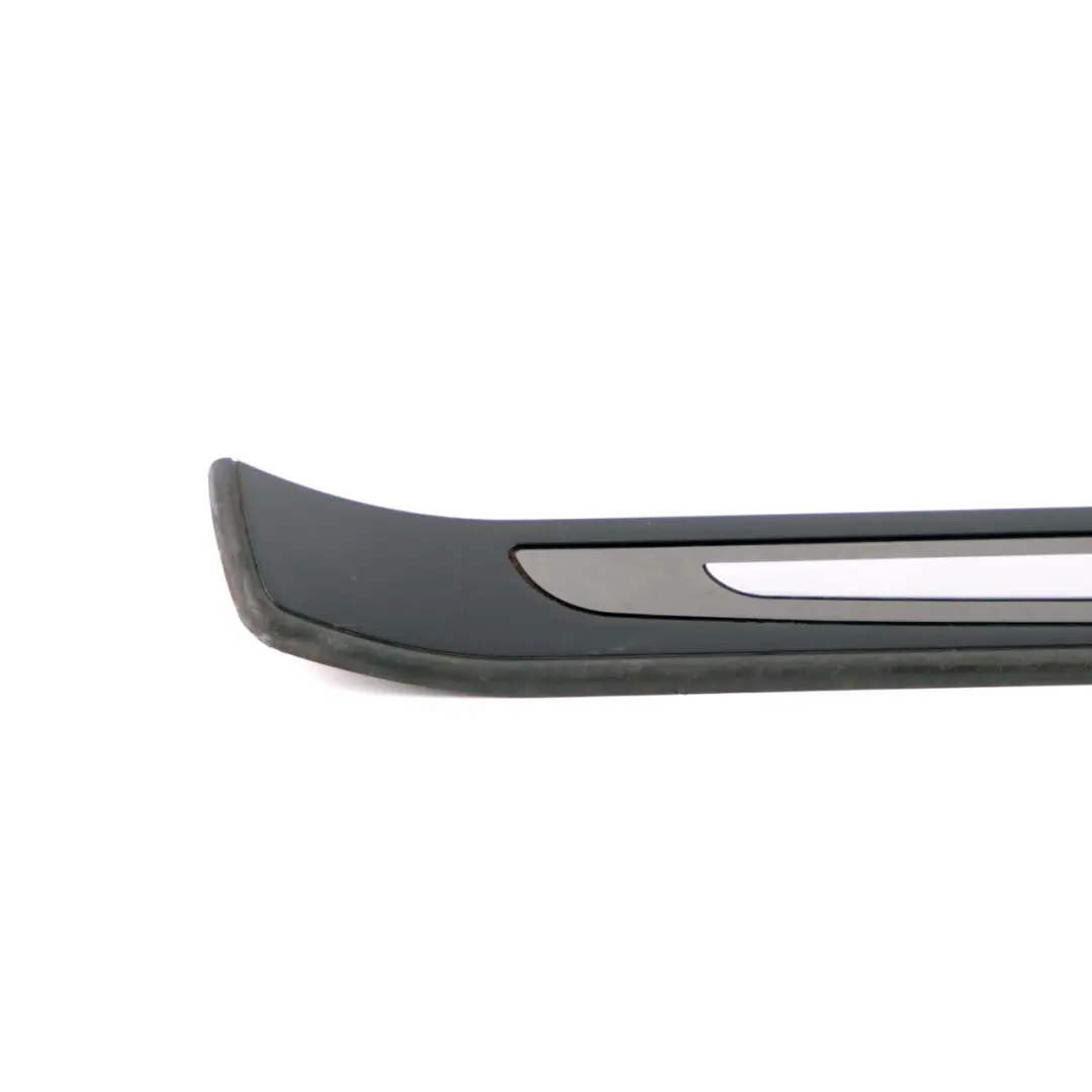 BMW E65 E66 E67 Delantera Derecha O / S Cubierta De Entrada Trim Dark Silver