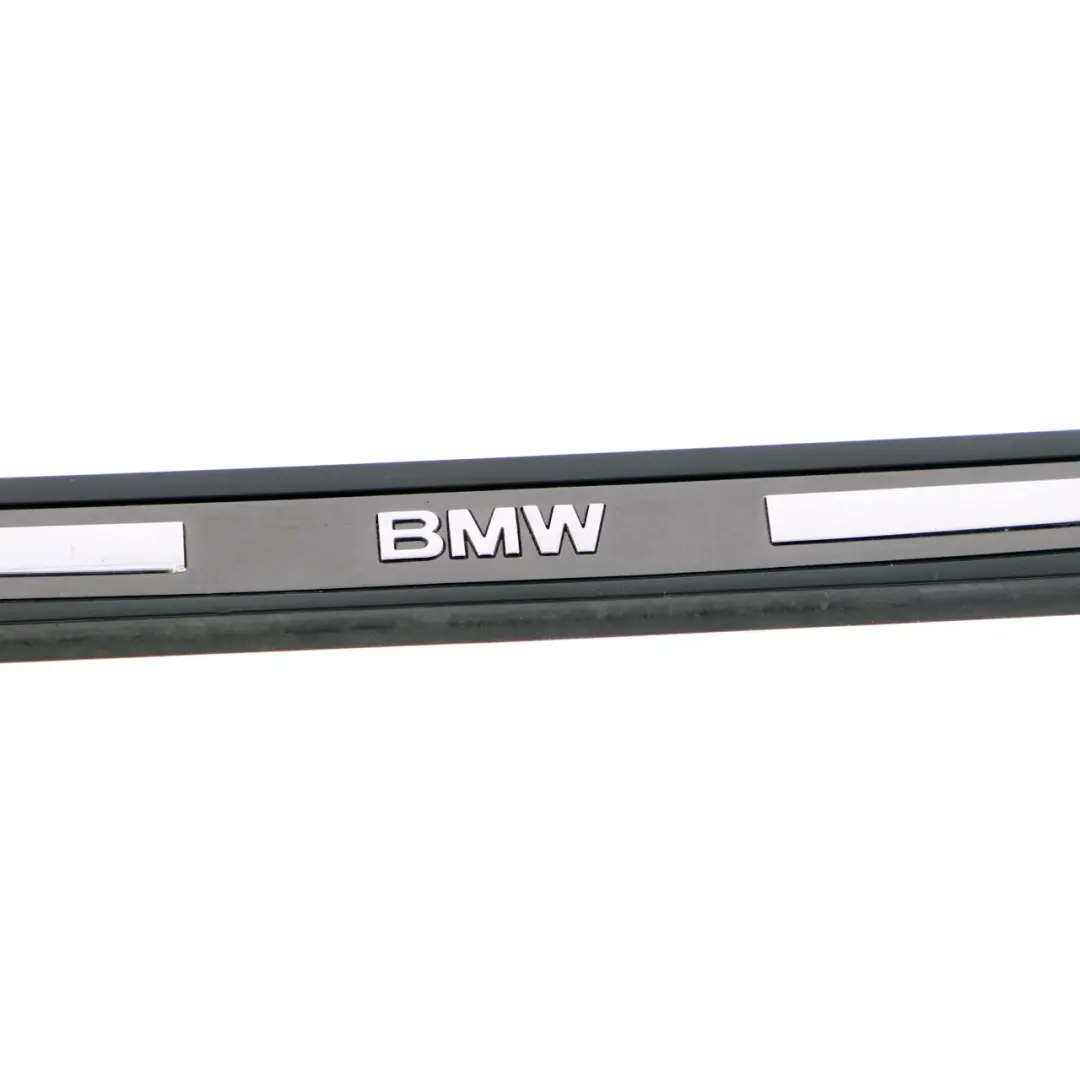 BMW E65 E66 E67 Delantera Derecha O / S Cubierta De Entrada Trim Dark Silver