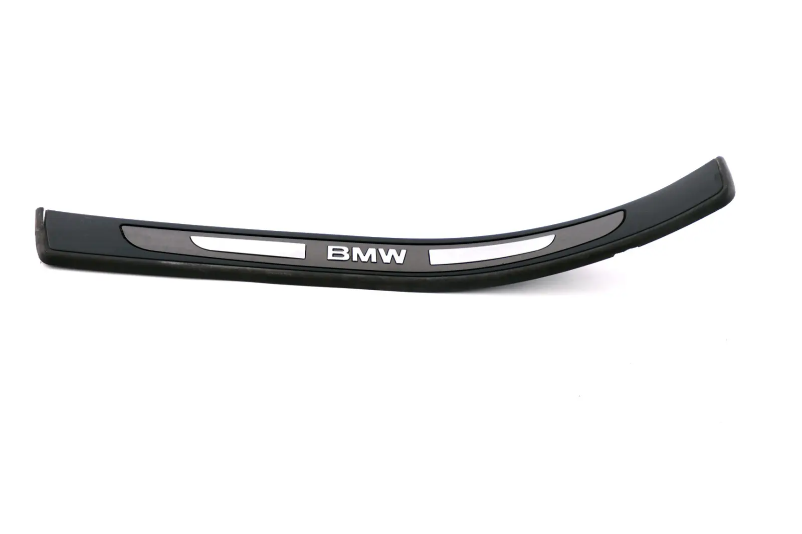 BMW E65 E66 E67 Frente Izquierda Cubierta Entrada Ribete Plateado Oscuro 7051873