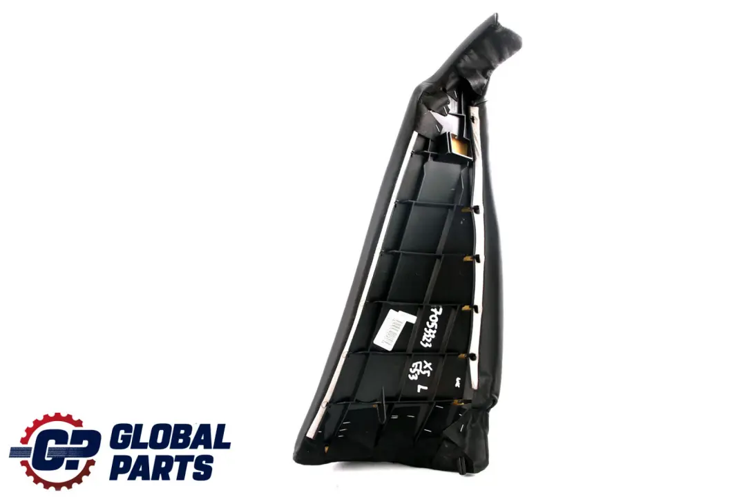 BMW X5 Series E53 Rear Left Seat N/S Lateral Side Panel Leather Cover Black
