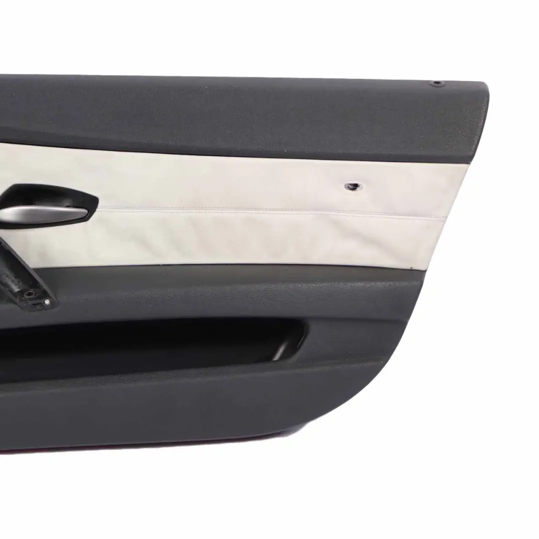 BMW Z4 Series E85 E86 Front Right O/S Door Card Leather Pearl Grey Trim Panel