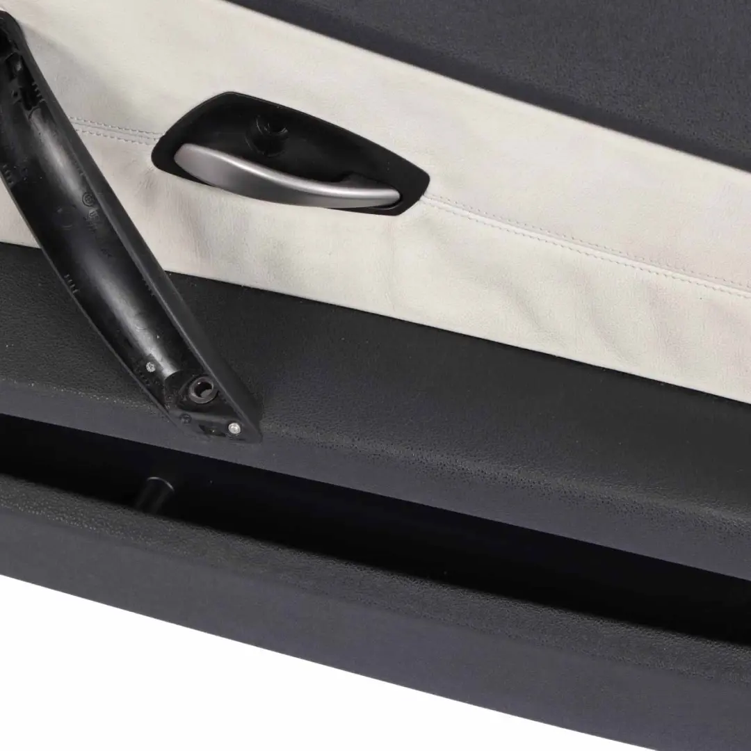 BMW Z4 Series E85 E86 Front Right O/S Door Card Leather Pearl Grey Trim Panel
