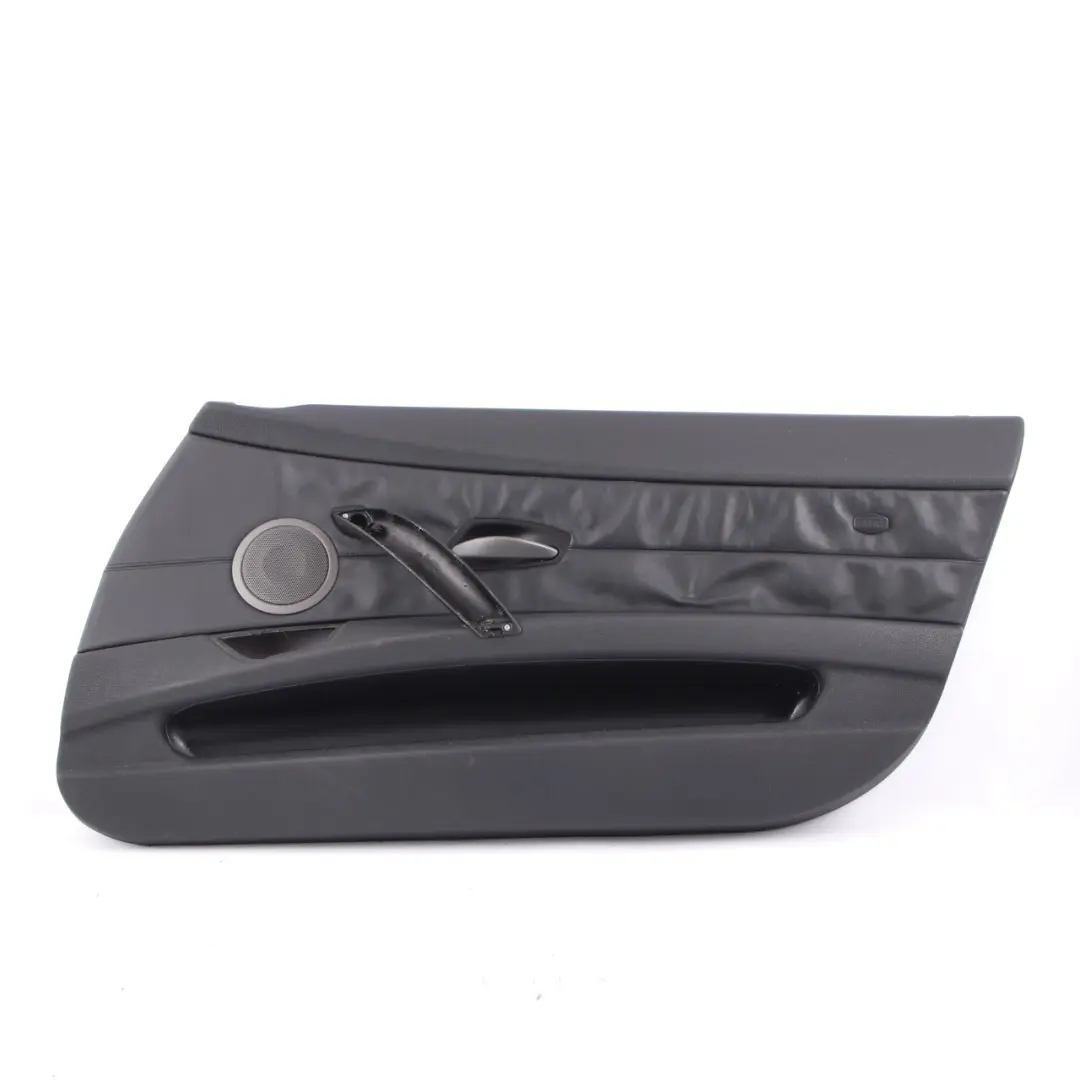 BMW Z4 E85 Door Card Front Right Door Lining Leather Black Trim Panel