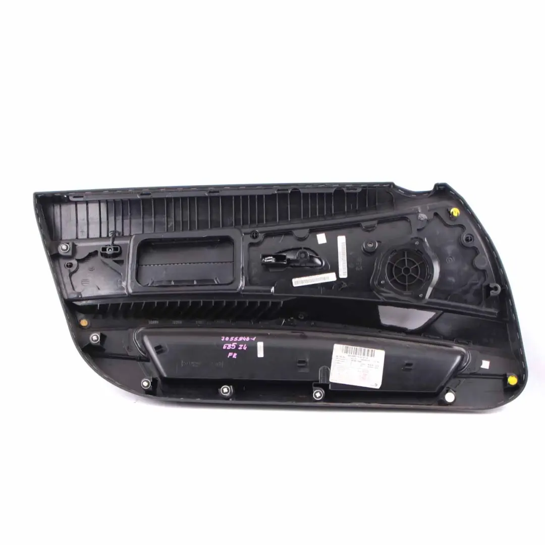 BMW Z4 E85 Door Card Front Right Door Lining Leather Black Trim Panel