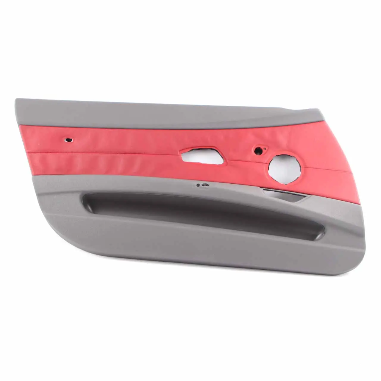 BMW Z4 E85 Door Card Front Left N/S Door Cover Leather Grey Red Trim Panel
