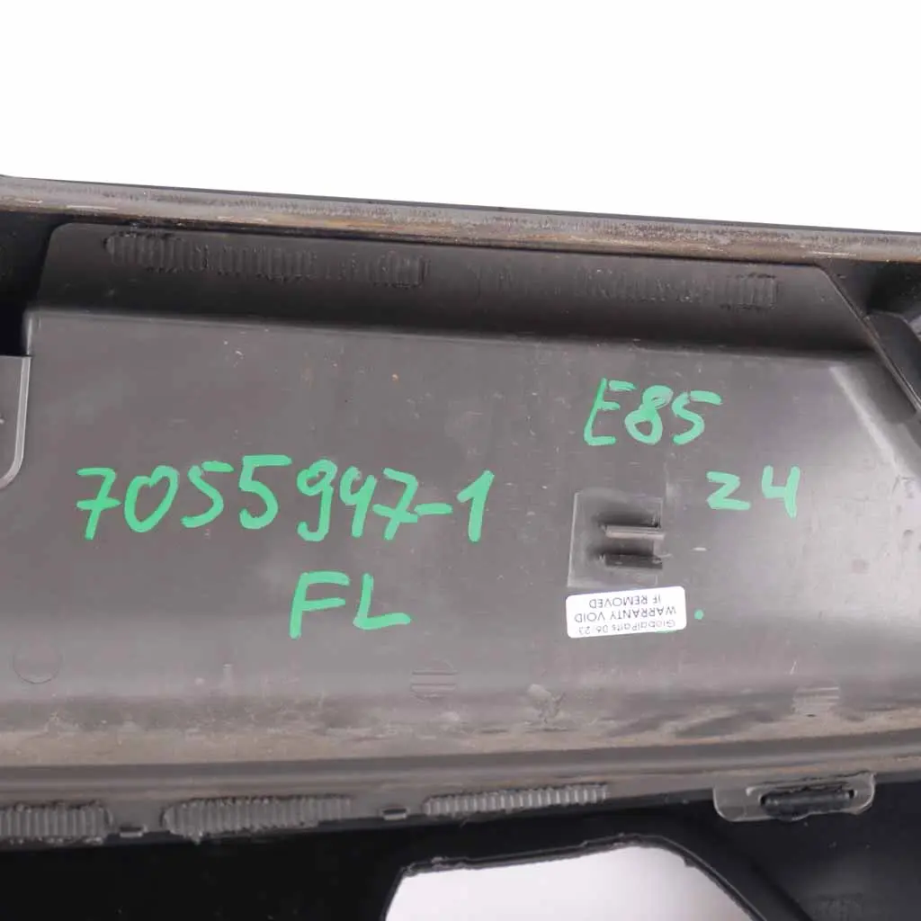 BMW Z4 E85 Door Card Front Left N/S Door Cover Leather Grey Red Trim Panel