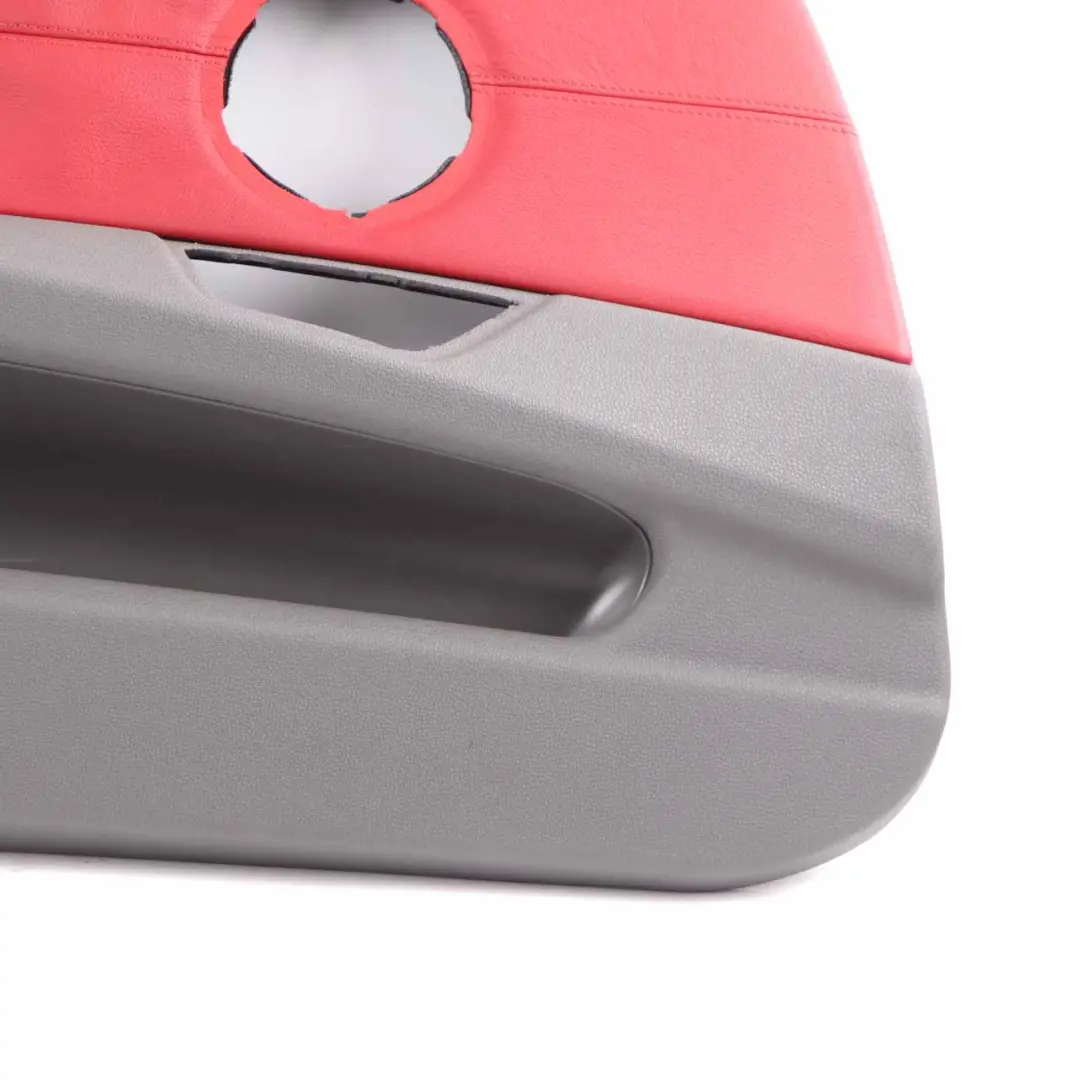 BMW Z4 E85 Door Card Front Left N/S Door Cover Leather Grey Red Trim Panel