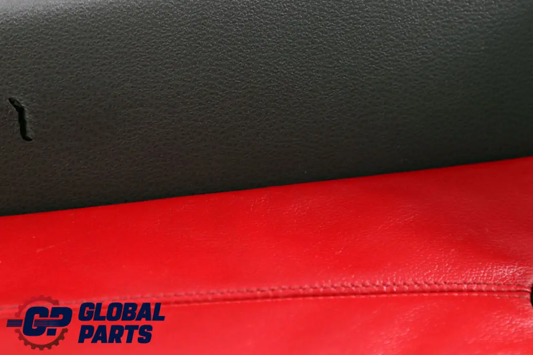 BMW E85 E86 Delantero Derecho Tarjeta de Puerta Cuero Gris Rojo Trim Panel