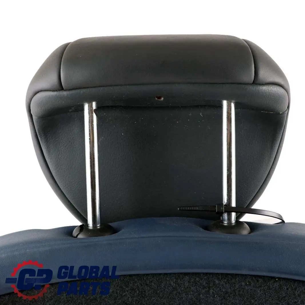 BMW Mini R53 Cooper S Rear Seat Left N/S Backrest Leather Gravity Lapis Blue
