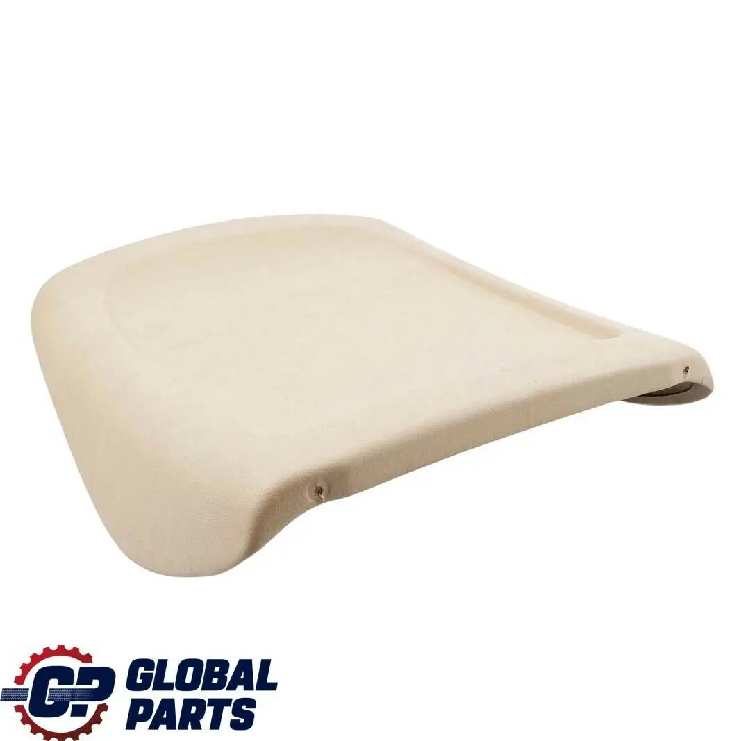 BMW X5 Series E53 Front Seat Back Imitation Leather Rear Panel Pocket Beige