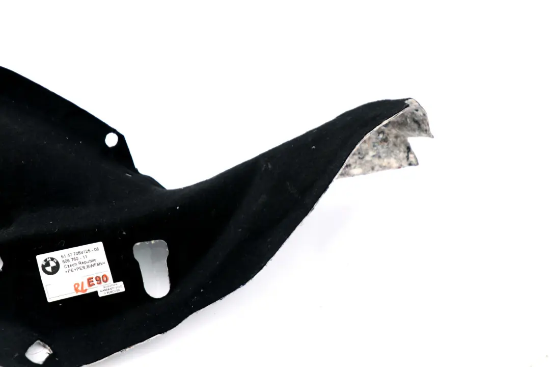 BMW 3 Series E90 E91 E92 LCI Sound Insulating Wheel Housing Rear Left N/S