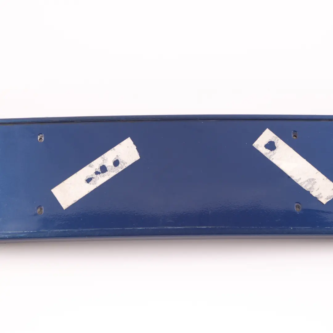 Licence Plate BMW E90 E91 Front Bumper Base Le Mans Blau Blue 381 8041180