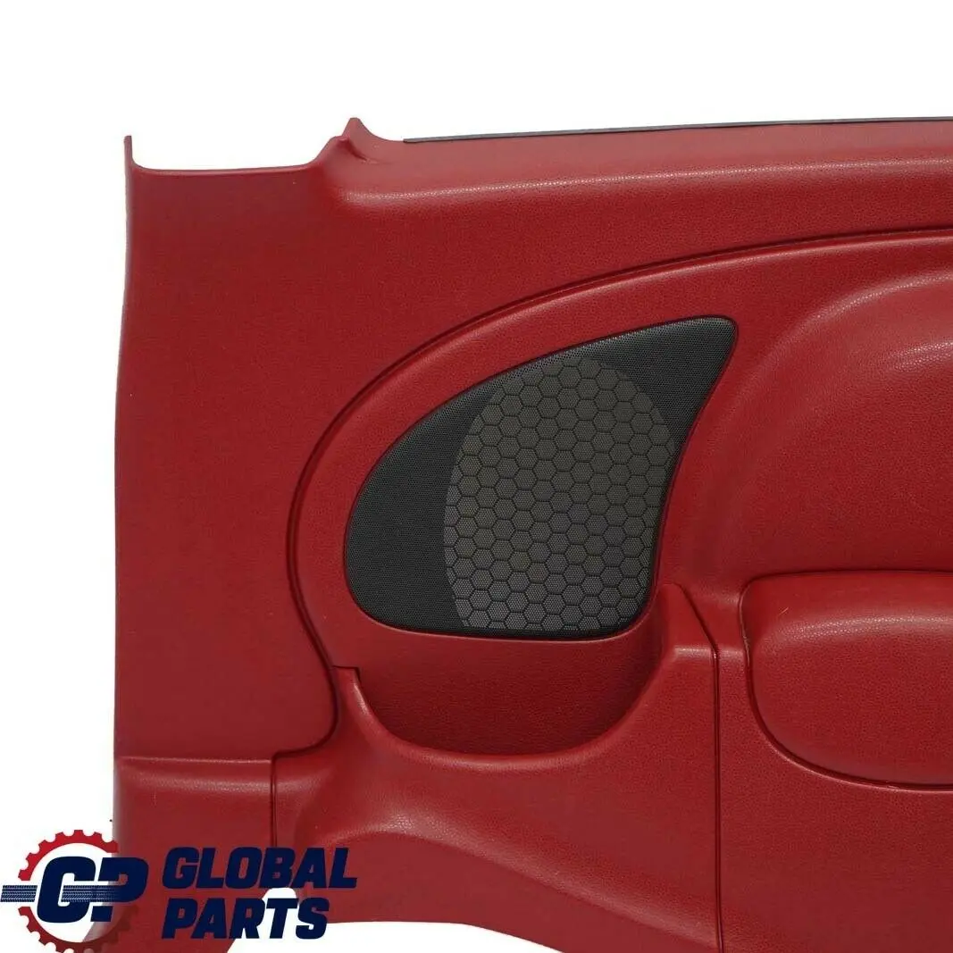 Mini Cooper R50 R53 Trasero Derecho O / S Lateral Trim Panel Lateral Tartan Rojo