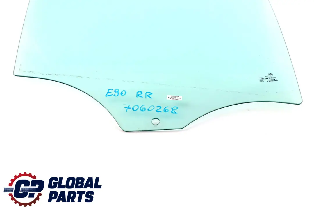 BMW E90 Fensterglas Tür hinten rechts AS2