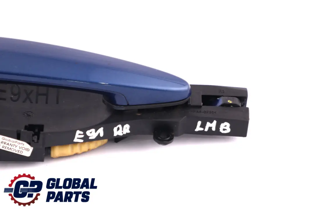 BMW E90 E91 Rear Right Grab Handle Door O/S Le Mans Blau Blue 381