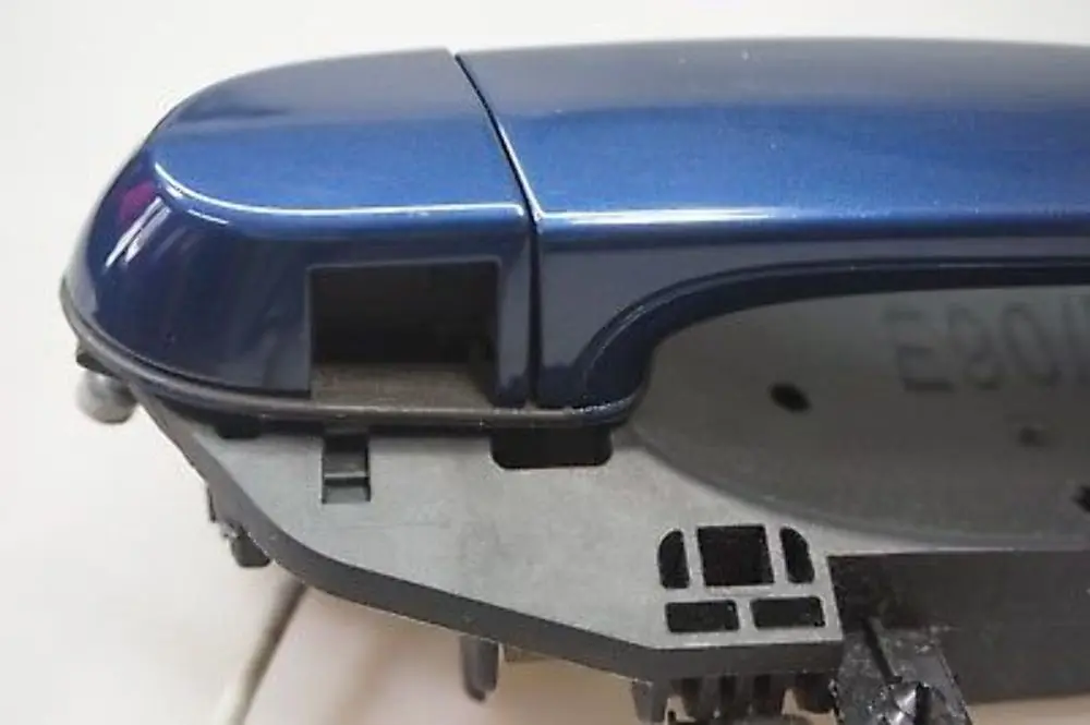 BMW 3 Series E90 E91 Complete Grab Handle Right Door Rear O/S Mysticblau Blue