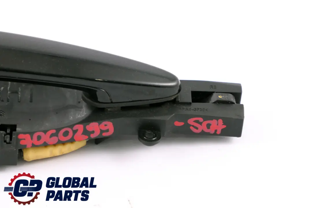 BMW 3 Series E90 E91 Complete Grab Handle Schwarz 2 Black 668 Right Rear O/S