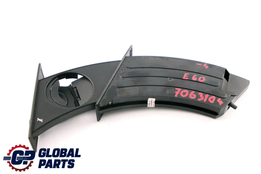 BMW E60 E61 Cup Drink Holder Passengers Side Left N/S Basalt Grau 7063104