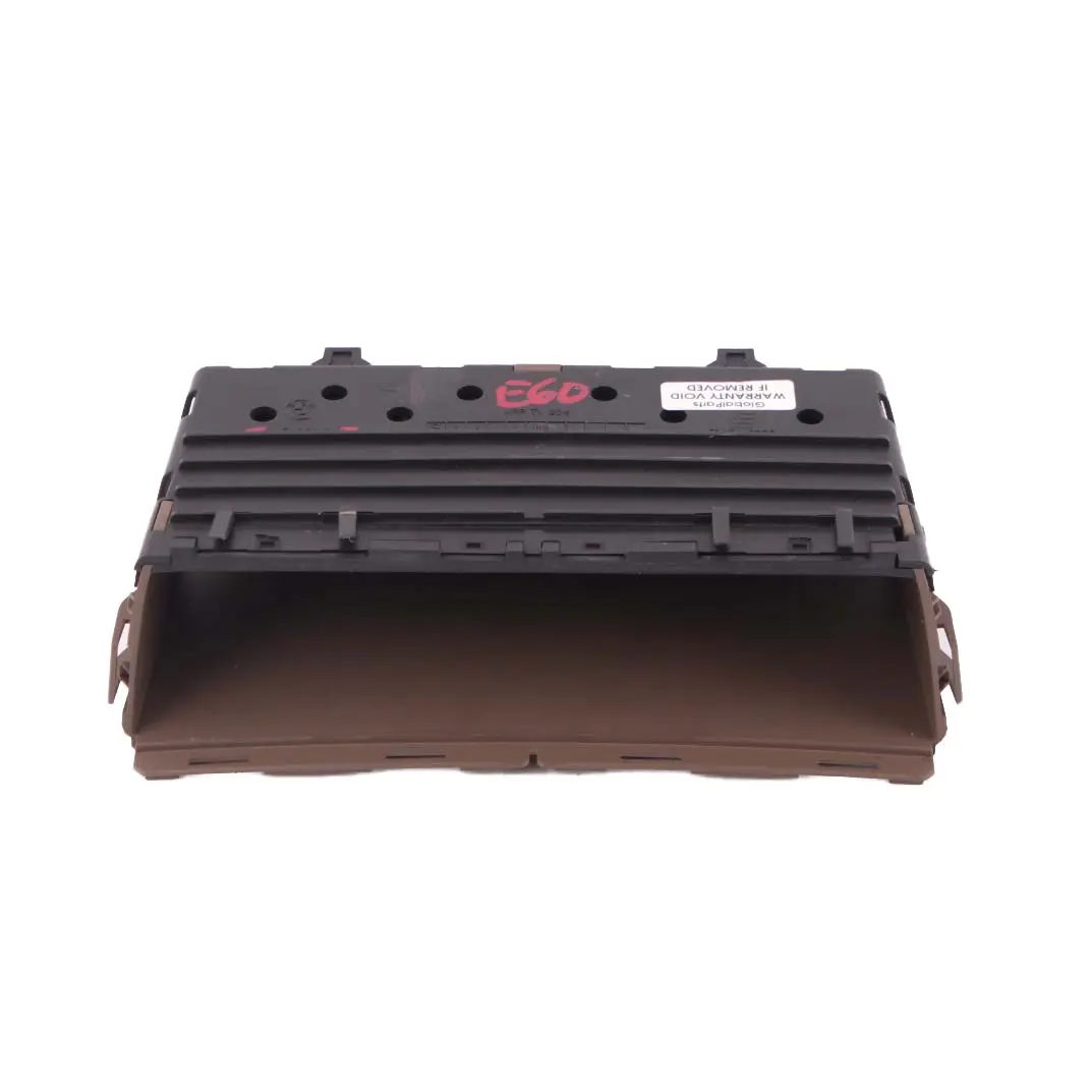 Dashboard Storage Trim BMW E60 E61 Centre Console Trüffelbraun Brown 7063145