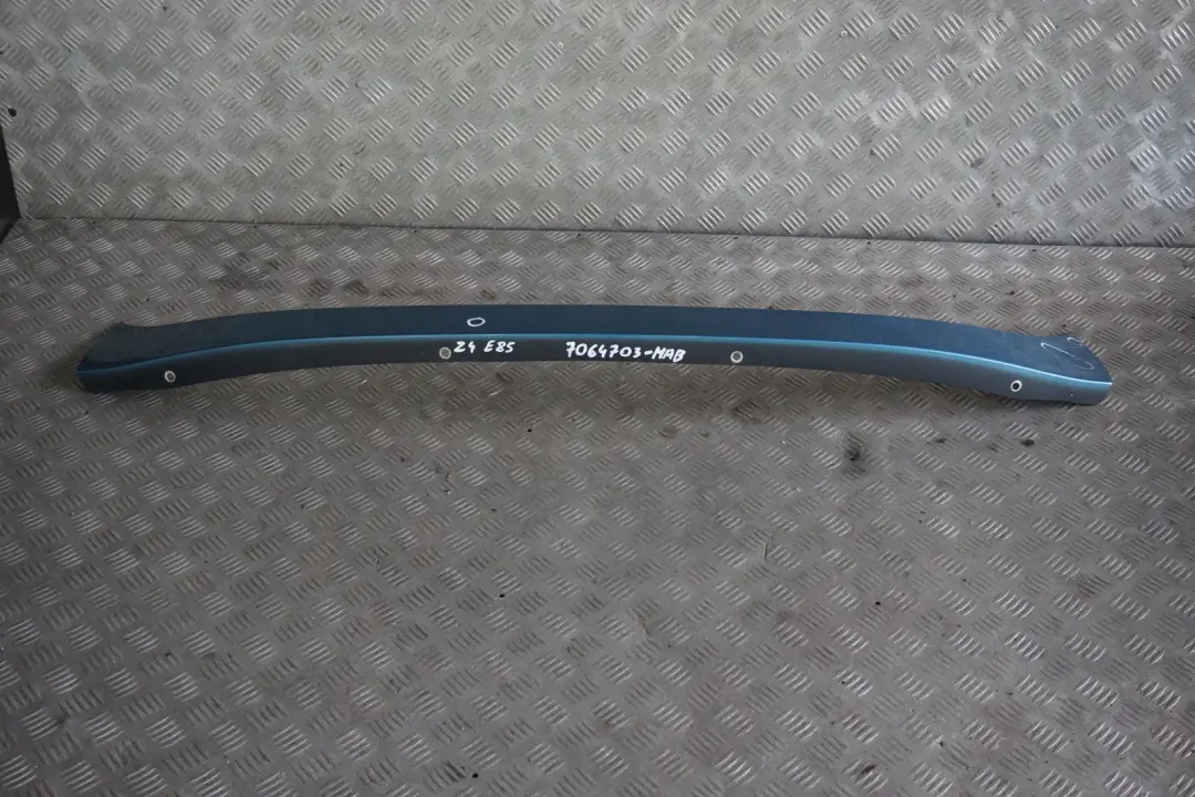 BMW Z4 E85 Revetement Cadre de Lunette Arriere Dessous Maledivenblau Maldives