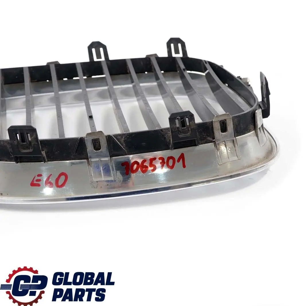 BMW E60 E61 Kratka Nerka Grill Atrapa Lewa Chrom