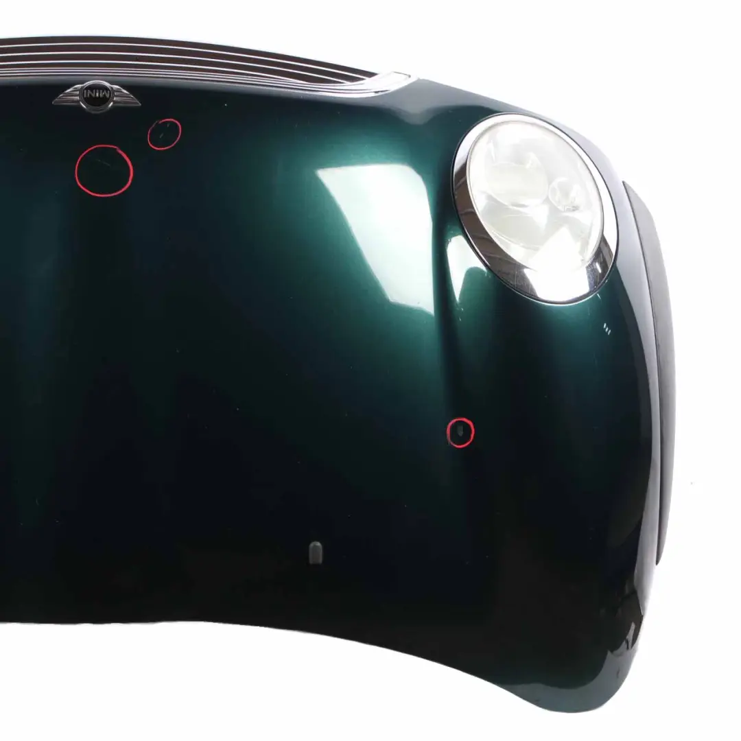 Mini R50 R52 Front Hood Complete Bonnet Headlight British Racing Green - 895