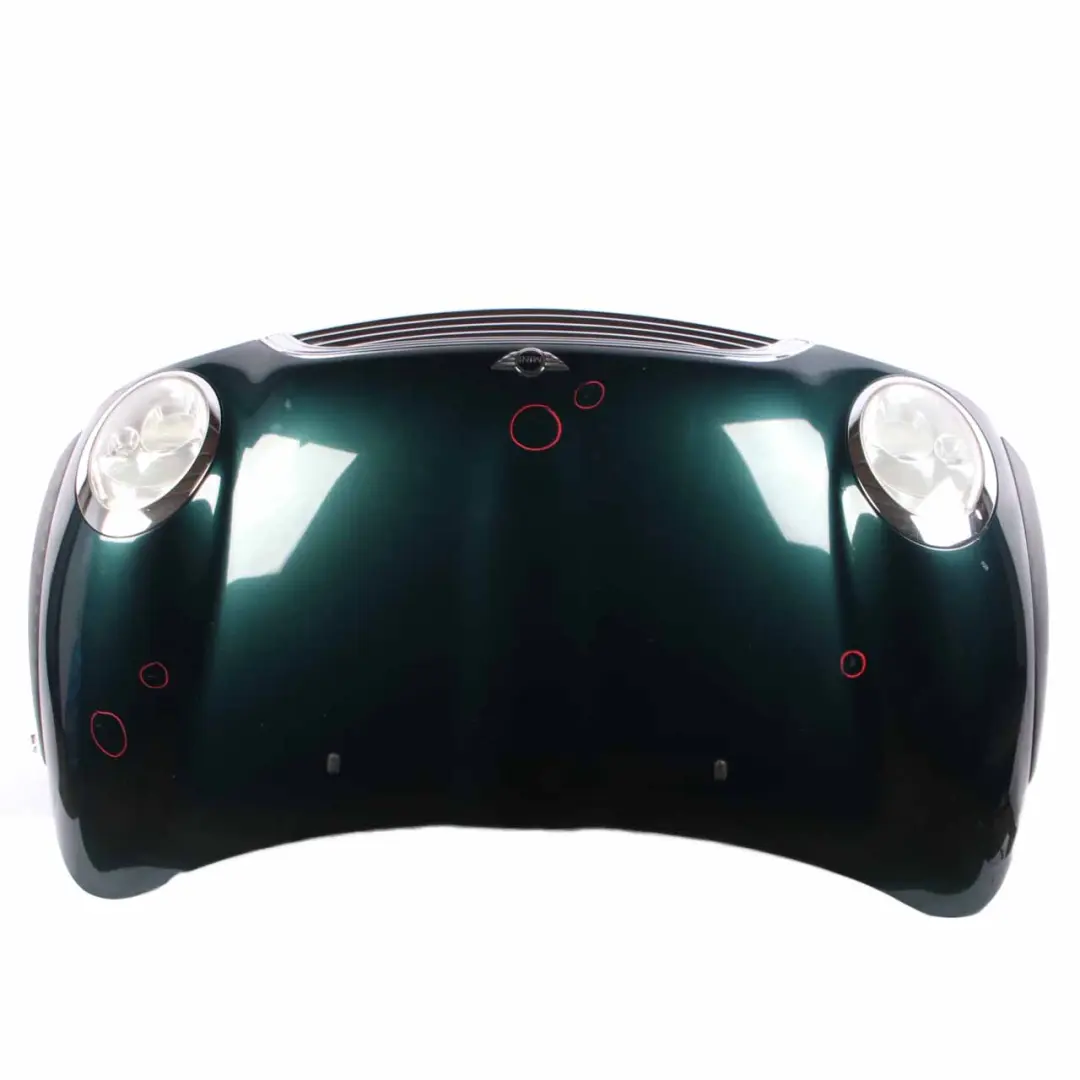 Mini R50 R52 Front Hood Complete Bonnet Headlight British Racing Green - 895